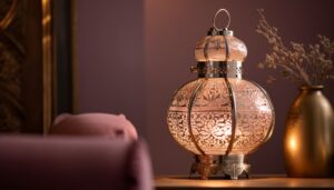 lampa w stylu orientalnym