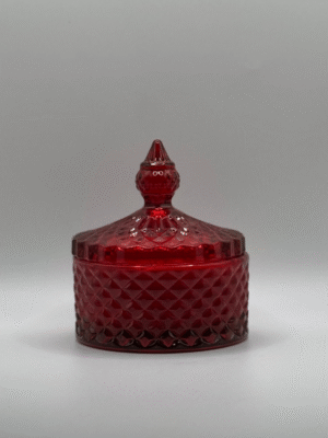 Świeca sojowa Zapachowa Blask Miłości. Czerwona świeca. Piękna świeca. Świeca glamour