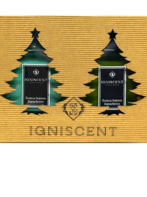Świąteczny zestaw świec sojowych zapachowych