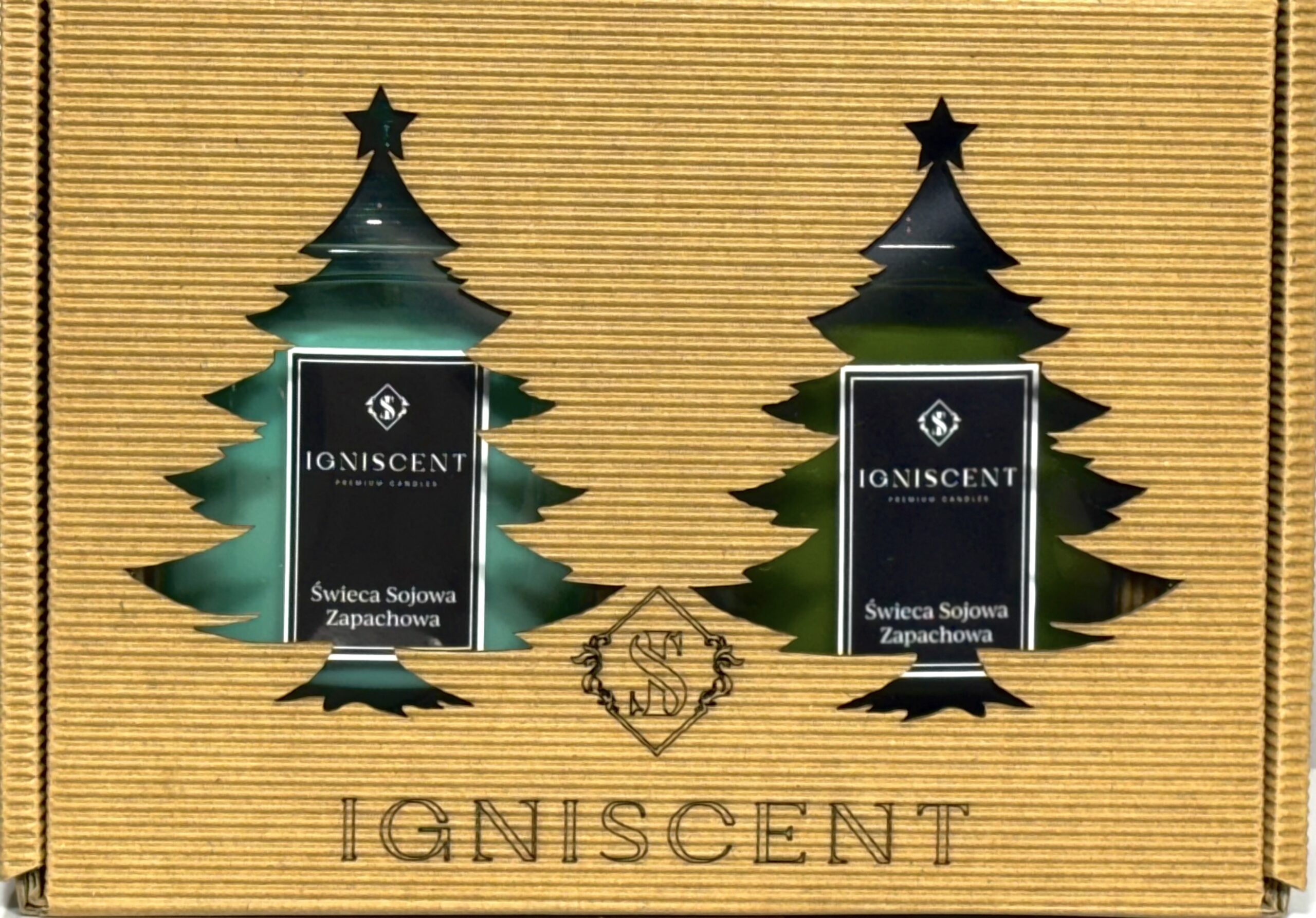 Zestaw prezentowy, świece sojowe, kolorowe, piękny zestaw na święta