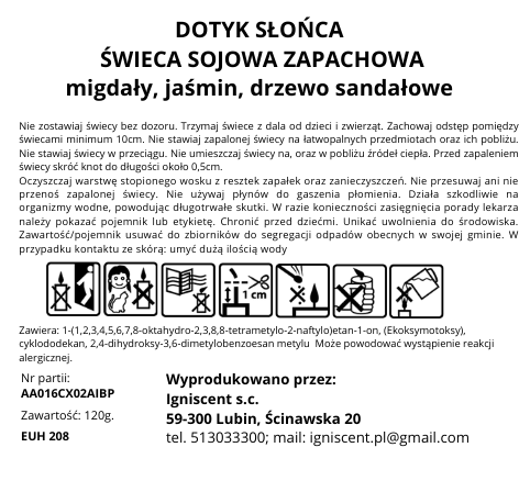 Dotyk słońca 120 ml