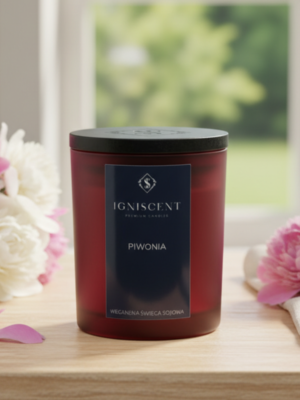 Świeca sojowa piwonia, Igniscent seria classic
