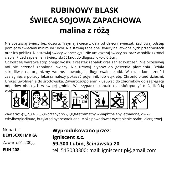 CLP rubinowy blask