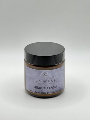 Sekrety lasu świeca sojowa zapachowa 120 ml Mała świeca w słoiczku