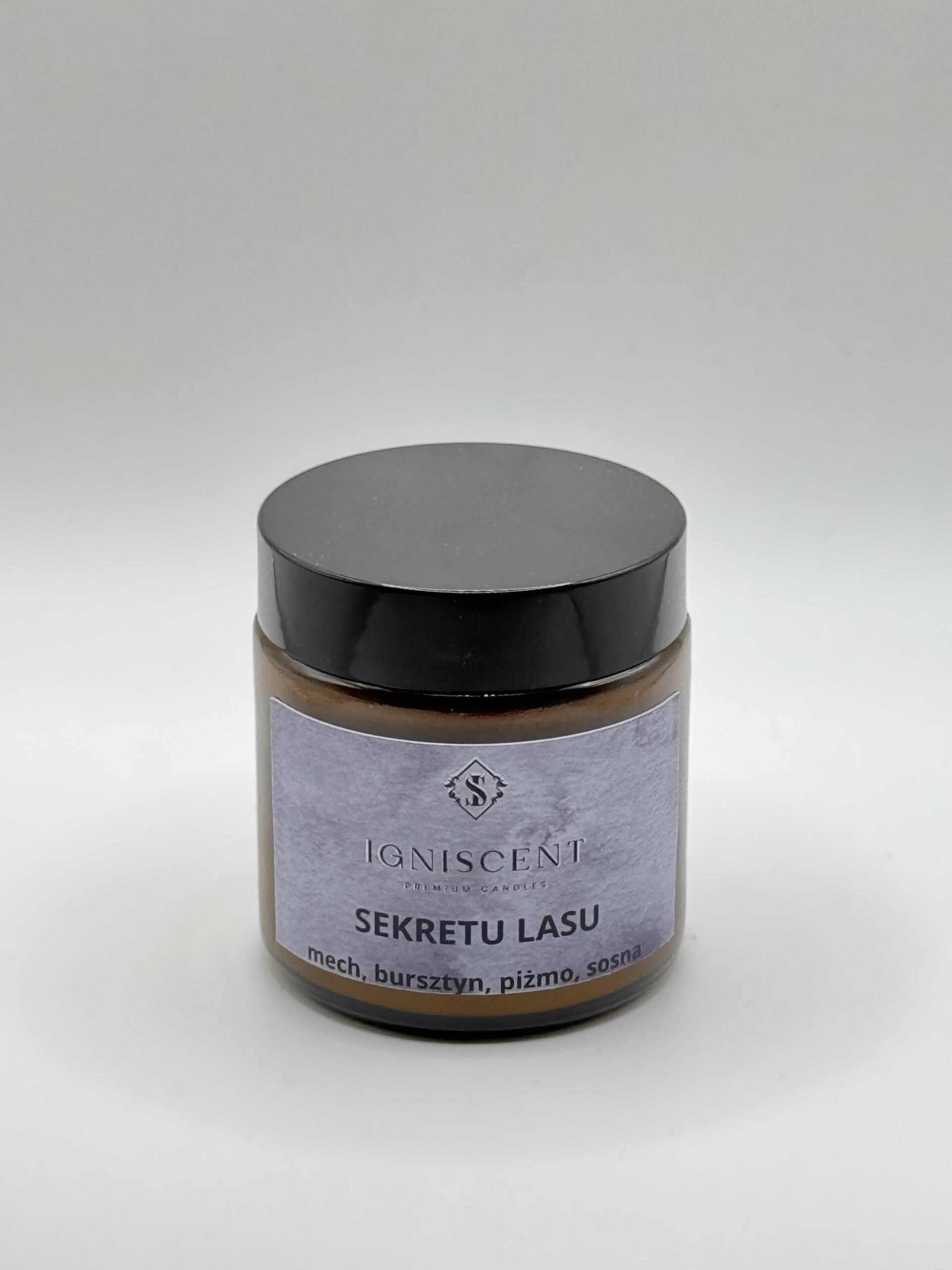 Sekrety lasu świeca sojowa zapachowa 120 ml Mała świeca w słoiczku