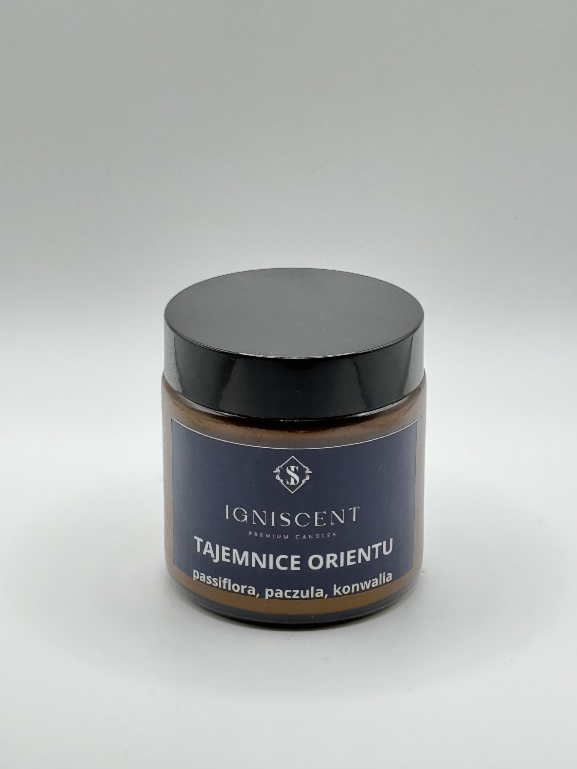 Tajemnice orientu świeca sojowa zapachowa 120 ml Mała świeca sojowa zapachowa