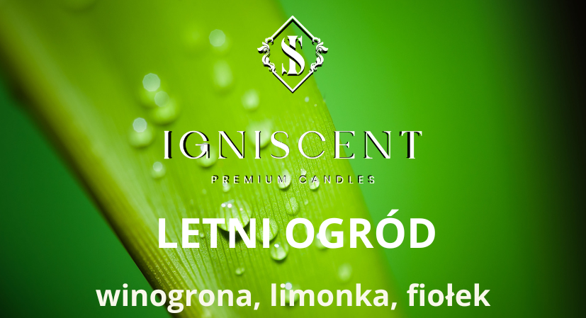 LETNI OGRÓD piękny aromat, mała świeca sojowa, zapachowa - obrazek 2