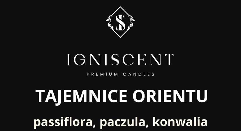 TAJEMNICE ORIENTU piękny aromat, mała świeca sojowa, zapachowa - obrazek 2